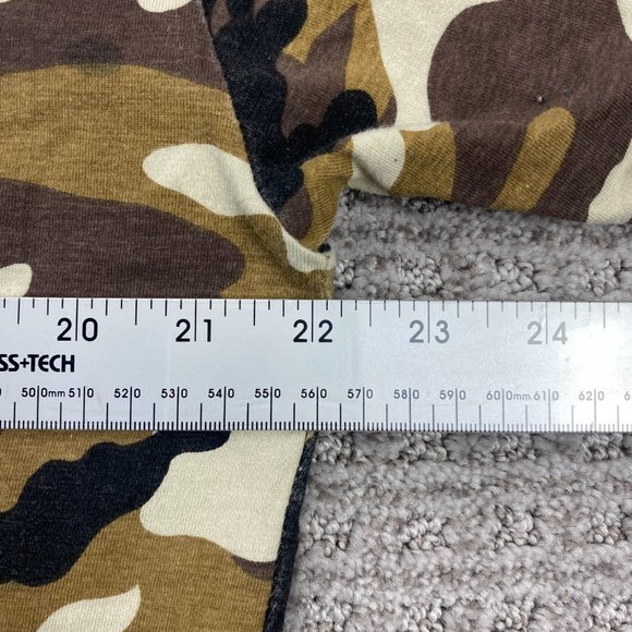 Foot Locker Camo Shirt Men Medium M Brown Black Camouflage Military Hunting Tee - Picture 6 of 7